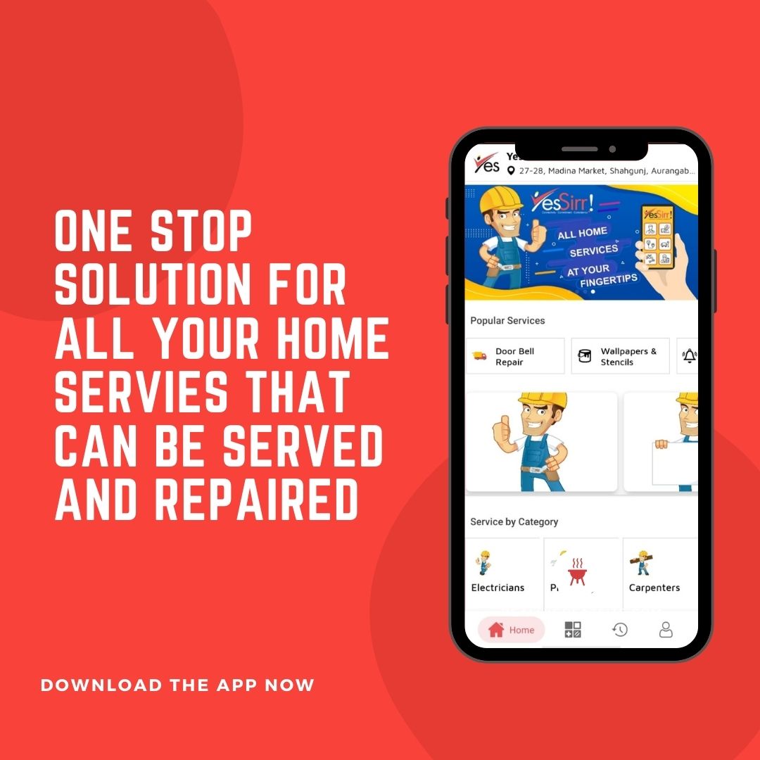 YesSirrLLP's tweet photo. One Stop Solution for All your Home Services that can be Serviced Repair

Home Services including #Electrician #plumbing #appliances #painting #driveroncall #beautyservices #salon #solarpanels 

Download the app Now: 
https://t.co/zZkZskvGl9
website: https://t.co/bQTheB8MyF https://t.co/wRMTHnPvso