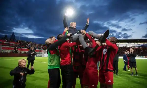 In October 2015, Potter led them to the Allsvenskan, the Swedish top-flight, for the first time. For a club who had spent almost its entire life languishing in the lower reaches of the county’s football pyramid, this was incredibly uncharted territory.