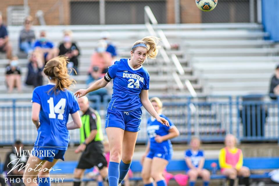 DuchesneSoccer's tweet image. Today we celebrate our Seniors, Belle Boschert &amp;amp; Megan Wiseman. These 2 are outstanding leaders and major contributors to the success of our program. Thank you both for everything you give to the team. #ForeverPioneers