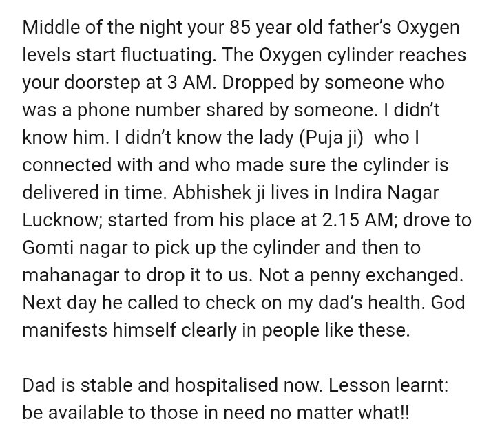 Some stories like this restore your faith in humanity, in these times