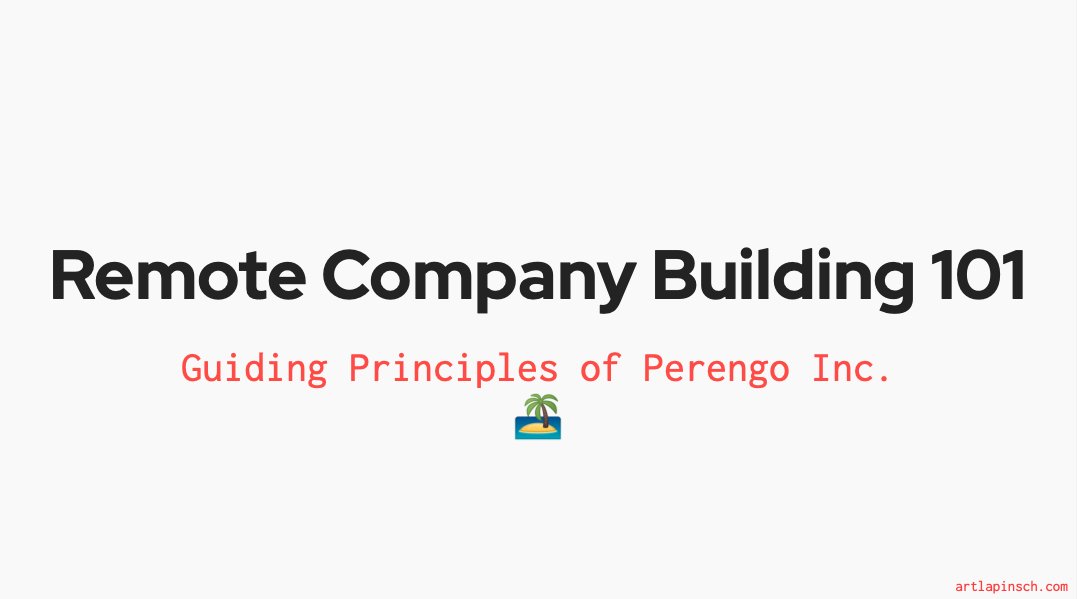 On Tuesday I hosted a  @ondeck  #ODCC1 community session about 'Remote Company Building'Topics: Guiding Principles Use Cases ToolsThis thread is a walk through the presentation 