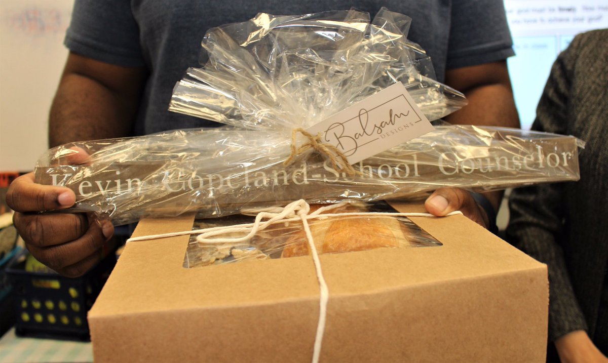 Congratulations to our Paraeducator of the Year, Kevin Copeland! I had the pleasure of surprising him with the news this morning. Kevin is a <a href="/kennelly_school/">Kennelly School</a> graduate &amp; a para &amp; athletic coach serving our students since 2018. We celebrate his dedication to our students. 👏🏽🙏🏽