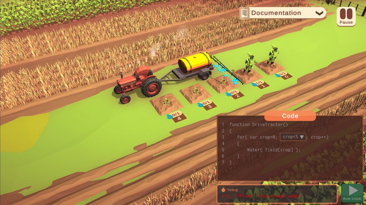 TerminalTwo's tweet image. Play #TractorTraversal as part of The Core of Code Quest & practice #Loops, #Math, #Arrays & Order of Execution!
When? During #FirstFriday, May 7th. 
RSVP & invite your friends today 👉bit.ly/3wAwYeI
#girlscode #hourofcode