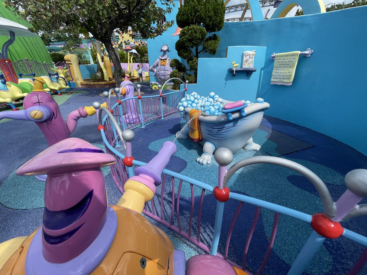Recently opened, ‘If I Ran The Zoo’ kids play area now available again in  #Seuss Landing.