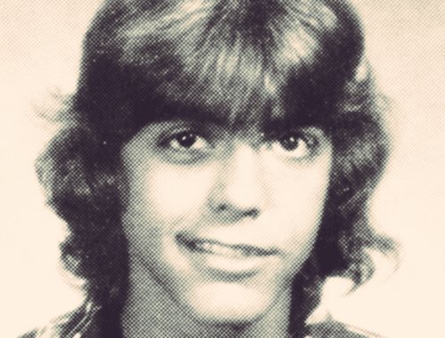 George Clooney in high school in the 1970s. Happy birthday George Clooney. Legend. 