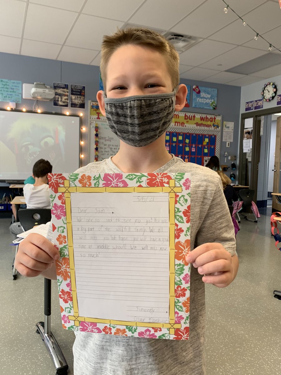 CGesenhuesWES's tweet image. I’m slowly seeing more and more students need less and less correction/reminders in their reading and writing! It’s so exciting watching them become 2nd graders! Today we wrote letters to Sam as we prepare to send him on to his next adventure! #empatheticcollaborator @FTSchools