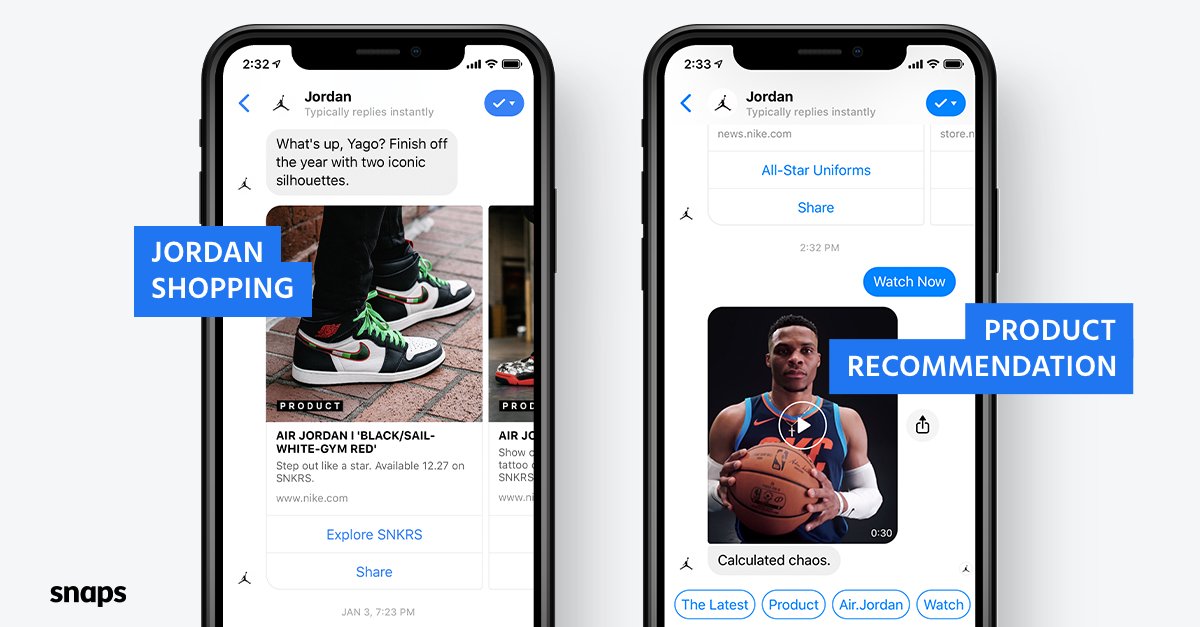When Nike Jordan was looking to better engage their mobile customers, they leveraged conversational AI to drive 87% open rates. Learn How: hubs.ly/H0MLpxc0

#cx #ecommerce #conversationalAI