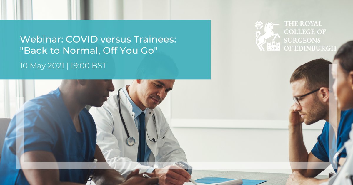 As a start to Mental Health Awareness Week, the trainee committee hosts a discussion on the impact of the pandemic on trainee wellbeing and progression. Key issues like job applications, exams and access to training opportunities will be covered. Book now: ow.ly/CUAg50EGiu1