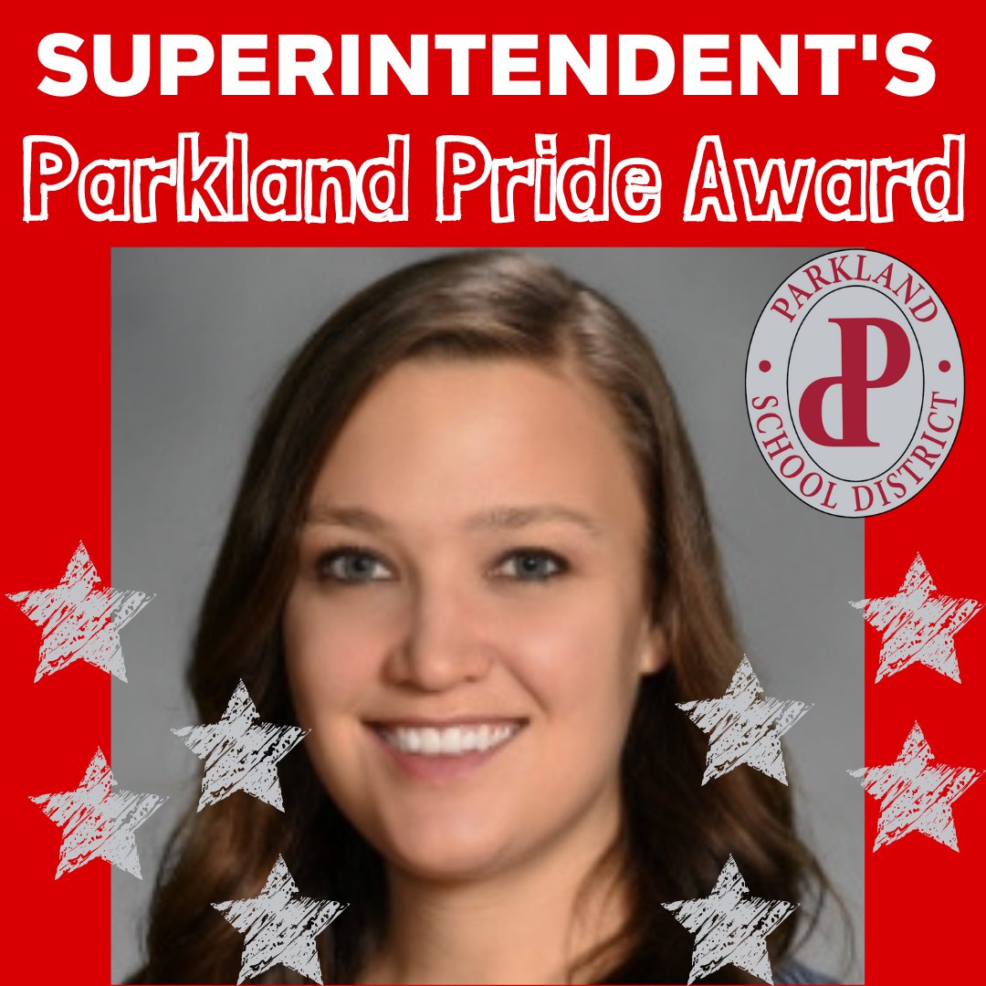 It's School Staff Appreciation Week so we are celebrating the 2021 Superintendent's Parkland Pride Award Winners this whole week! These are staff who have gone above and beyond the call of duty to make this year special!

Kristen Vargas, Special Education Teacher – Jaindl
