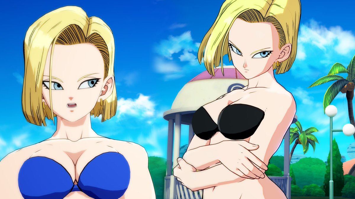 Finished my Android 18 mods, she's got some custom proportions (meant ...