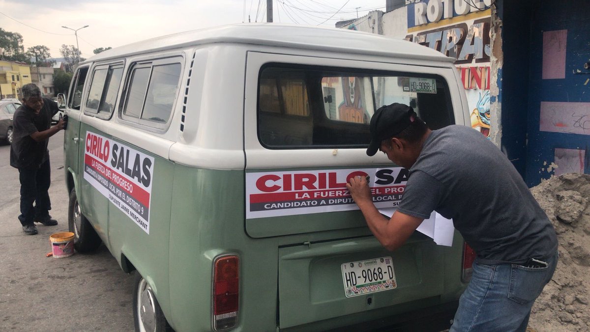 CiriloSalasH's tweet photo. Alistando el #CiriMovil para recorrer contigo los caminos del Distrito 9 Local, con los ciudadanos todo sin ustedes nada.
No se trata de si van a derribarnos, se trata de levantarnos #La FuerzaDelProgreso 
#EstaEnTusManos
#FuerzaRSP
Vota este 6 de Junio por 
#ElProfeCirilo https://t.co/9QhYOpcZcy