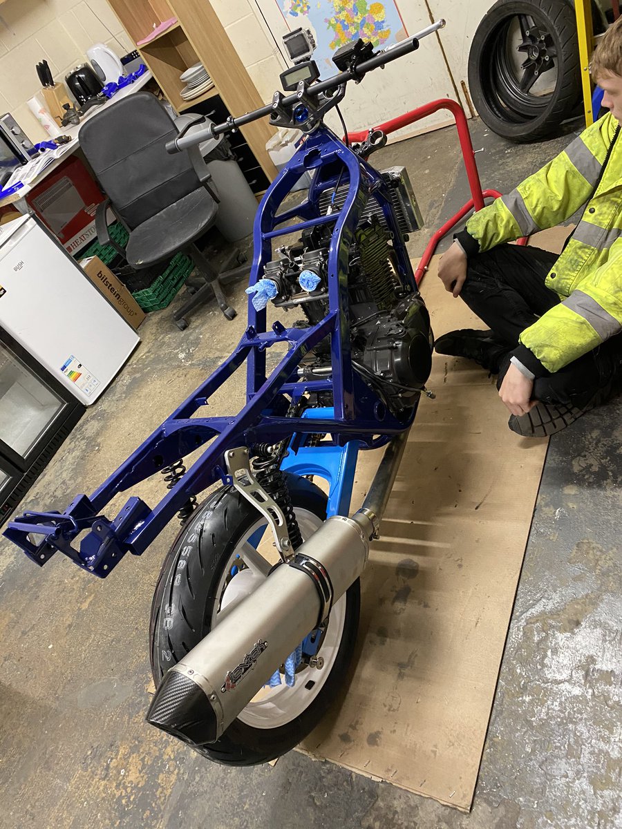 Vally46Gareth's tweet photo. An hour a day.... #cb500 #lextek https://t.co/EzqkMUKcFX