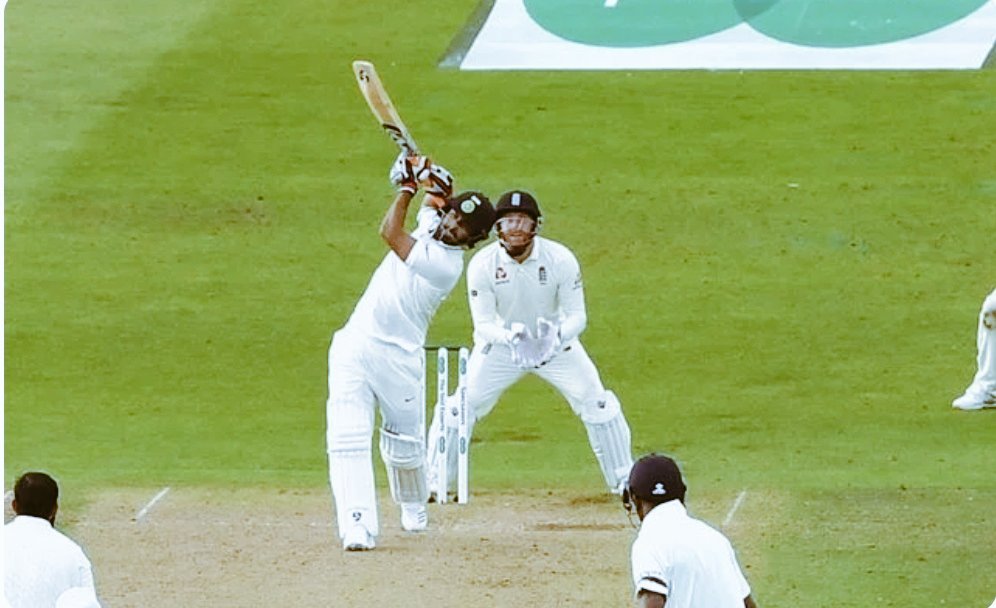 In his debut test match he came to bat after Virat kohli got out on 97.And he opens his account with a six. He became the first-ever Indian batsman to get off the mark in Test cricket with a six. On his debut he scored 24 and 1 in first and second innings respectively.