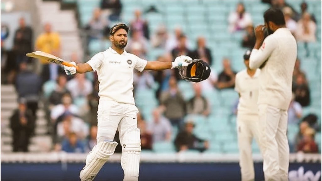 After an ordinary debut match, He came strong in the last match of the Series as he becomes first Indian Wk Batsman to score century in England. Pant scored 114 in 4th innings of test match with 14 foursand 3 sixes. This innings showed pant's attacking game is his strength.