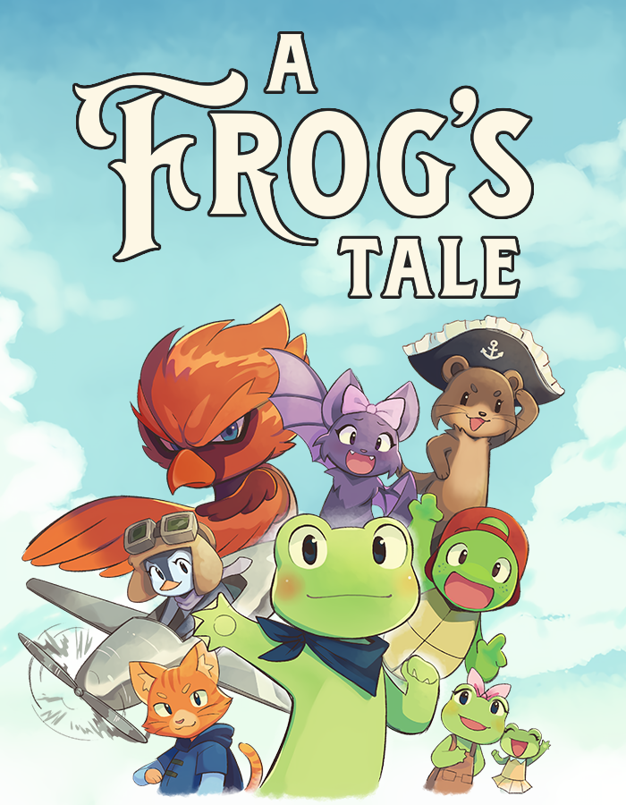 AFrogsTaleGame's tweet photo. Hello!! 🐸
A Frog's Tale is a turn-based rhythm RPG currently in development.
Enjoy our beautiful cover artwork by @cheribark ✨
#AFrogsTale #indiedev https://t.co/FhvdZRGWlm