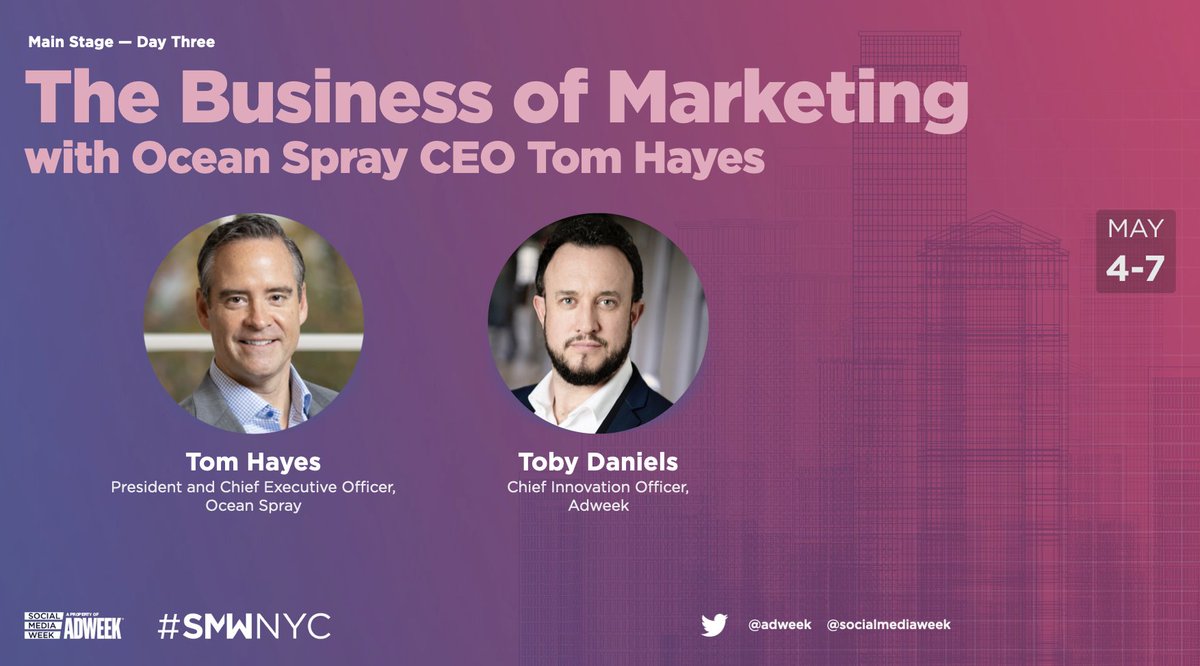 The most iconic social media moment of 2020 may have been  @OceanSprayInc's appearance in Nathan Apodaca's "Dreams." On this special peisode of The Business of Marketing,  @Tom_Hayes unpacks this iconic moment and what's next for the brand.  #SMWNYC  http://adweek.it/SMWNYC-2021 