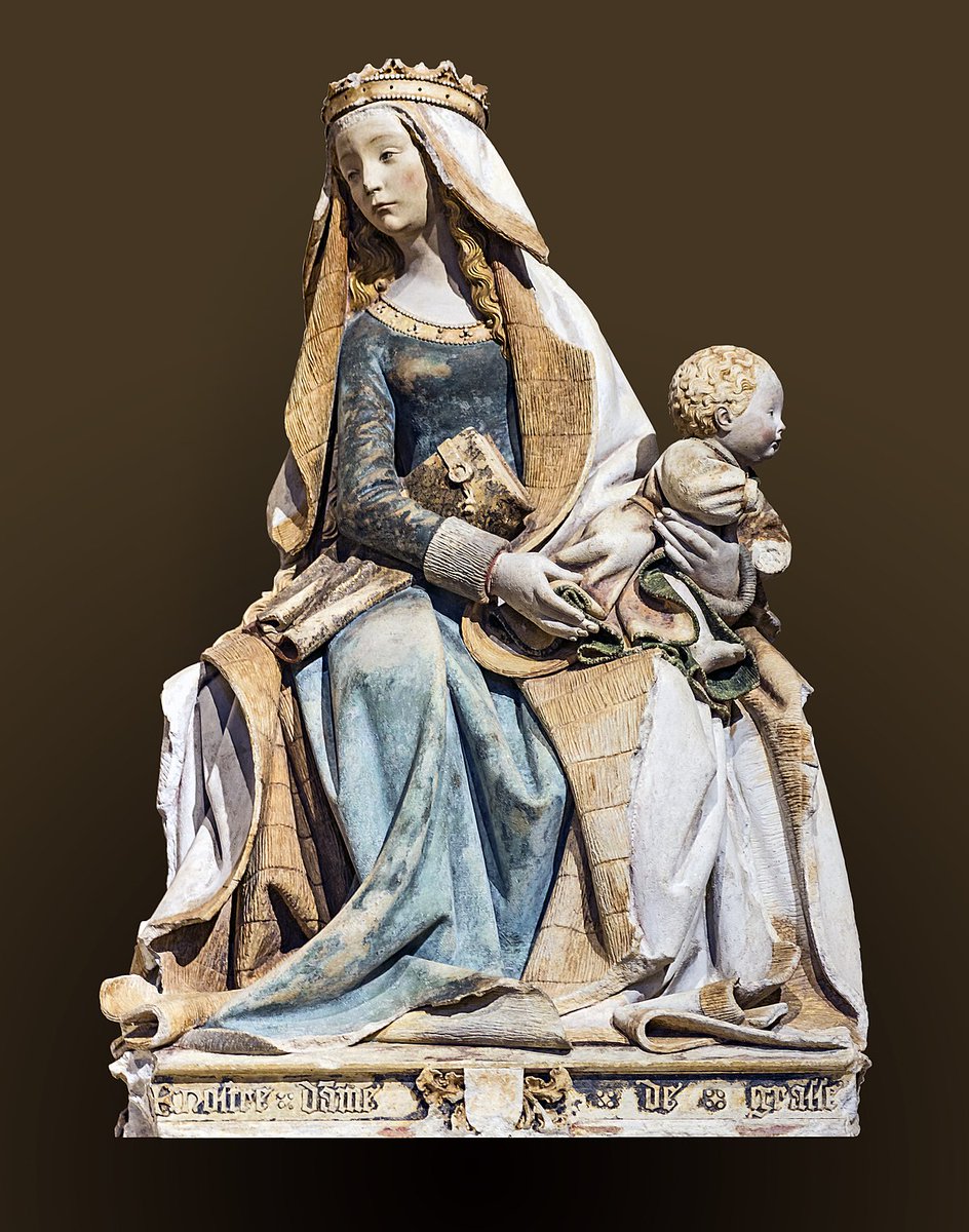 Vierge à l'Enfant : Nostre Dame de Grasse (Artiste anonyme) 
Sculpture en calcaire de 1451-1500 Notre Dame de Grâce figure sans aucun doute parmi les Vierges à l’Enfant les plus saisissantes de la fin du Moyen Age. 
A voir au musée des Augustins de Toulouse.