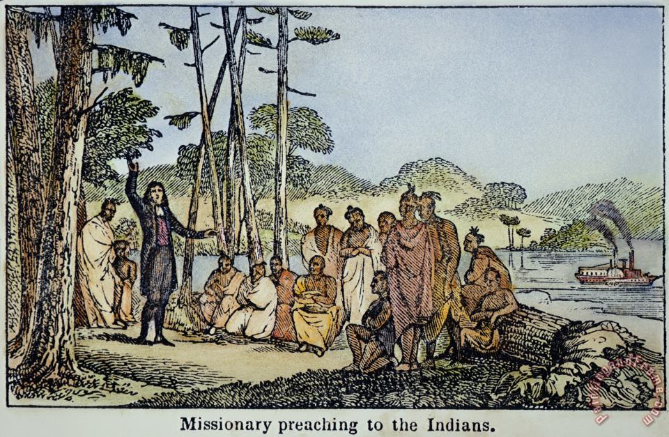 The partnership between nations seeking riches/resources and the Christian Church meant whites took a "paternal" role wherein they could exploit the native people, take their riches and land, all while claiming what they were doing was charity and God's will.8/