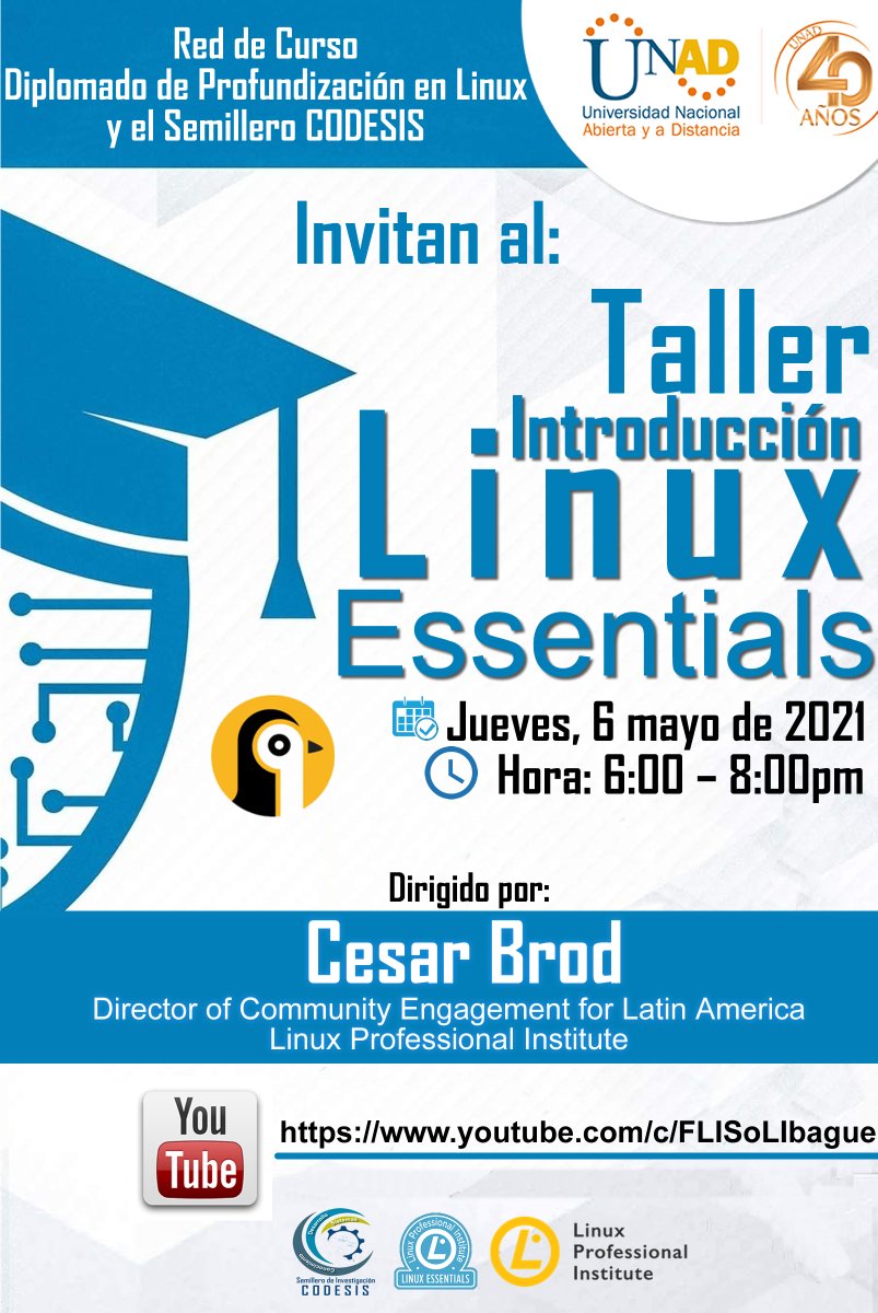 danielguzman1's tweet image. #FREE Hoy Jueves 6 mayo a las 6:00pm Introducción a Linux Essentials dirigido por  @CesarBrod Director of Community Engagement for Latin America at the  #LinuxProfessionalInstitute (LPI) @LPIConect con @HernanPachas @JuanIbarra  #LPI
 
Link de conexión
youtube.com/c/FLISoLIbague