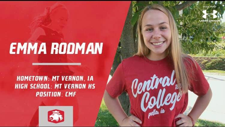 Newcomer <a href="/emmarrodman/">Emma Rodman</a> comes to us from @MustangSoccerMV and <a href="/CRSAsoccer/">CRSA</a> club. Emma is crafty/aggressive as a CMF. She's a 3-year varsity starter, captain, 2nd &amp; 1st team all-conf. honors, as well as academic all-conf. and team offensive MVP. Welcome, Emma! #DutchFamily #GoDutch