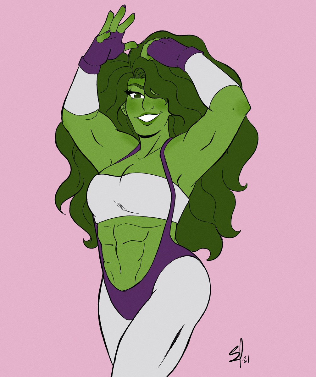 She-Hulk in all her vertical glory. pic.twitter.com/oxcL1i1ejS. 