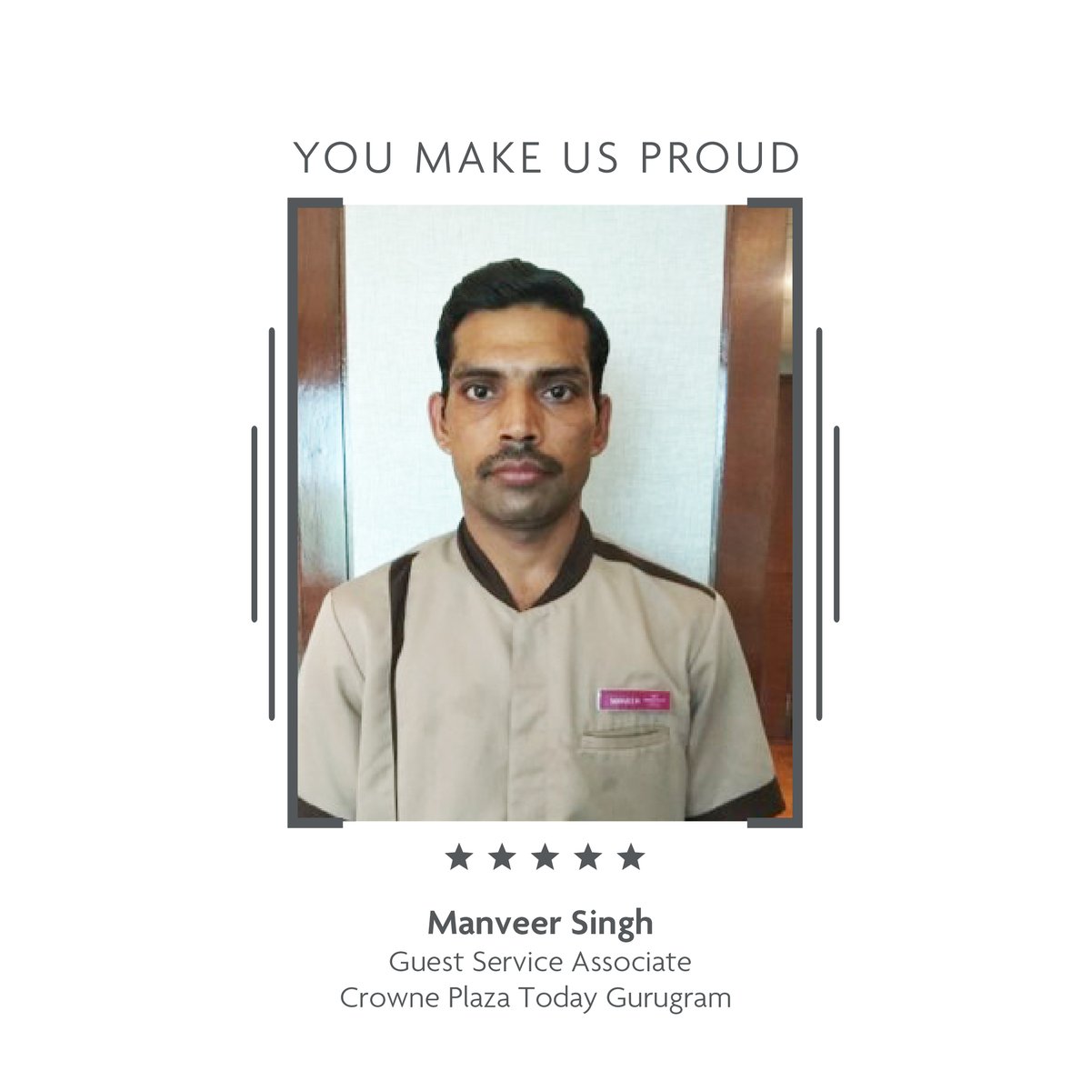CrownePlazaGGM's tweet photo. We congratulate our team members for being conferred with the Corona Warrior Award by IIHM. Your committment has made all the difference.

 #StaySafeStayHealthy #CrownePlazaGurugram #CrownePlaza #IHGWayOfClean https://t.co/DsoLsWtuDC