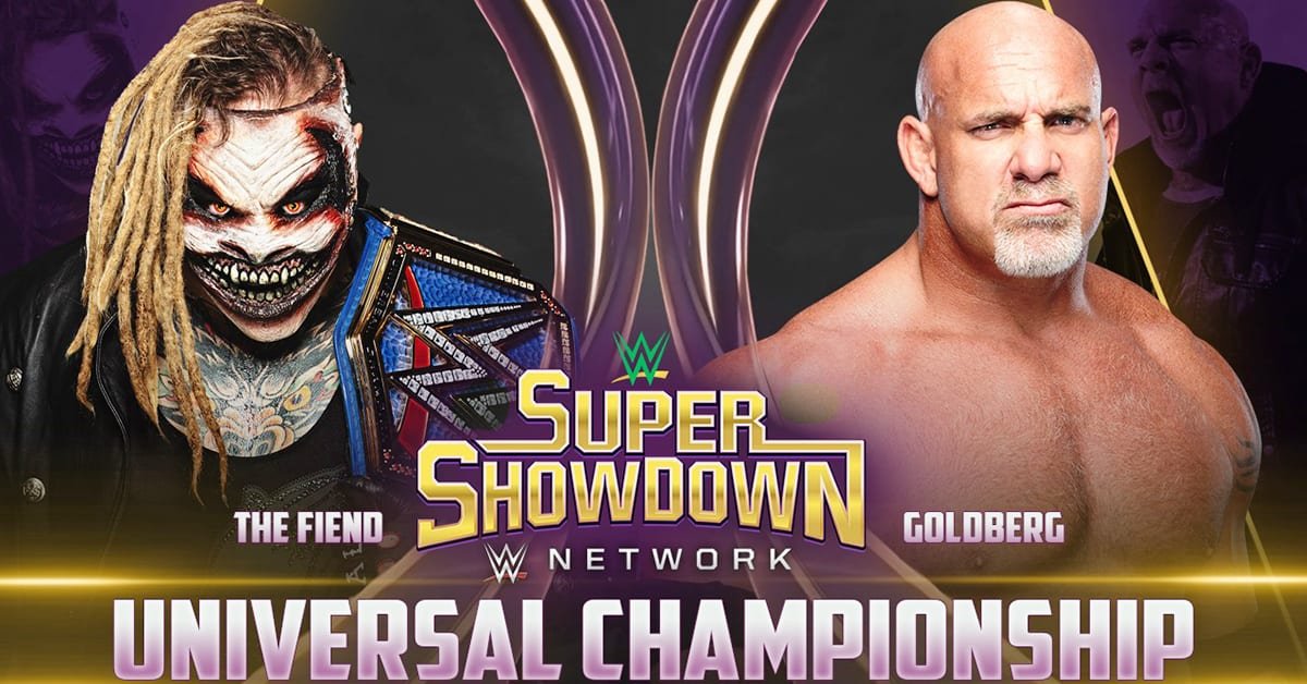 12. The Fiend vs Goldberg Universal Championship Super ShowDown 2020