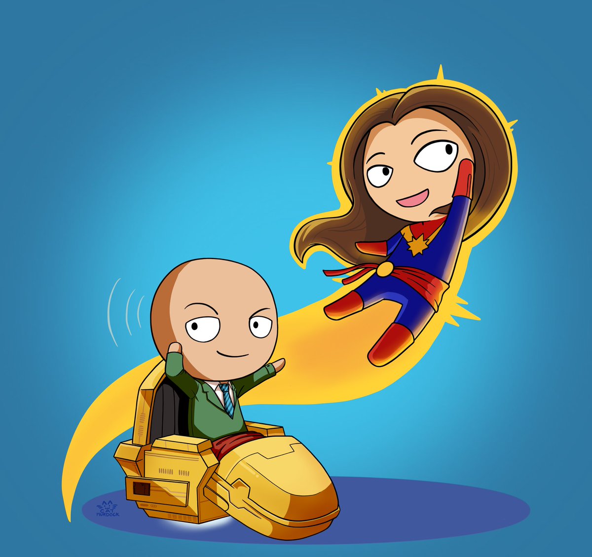 PastorCoco2's tweet photo. I realized I never shared with my @MarvelChampions fam this awesome tribute to my kiddos that @CatMurdock_Art made for me. #thatgirlgood https://t.co/kOL32e8HMy