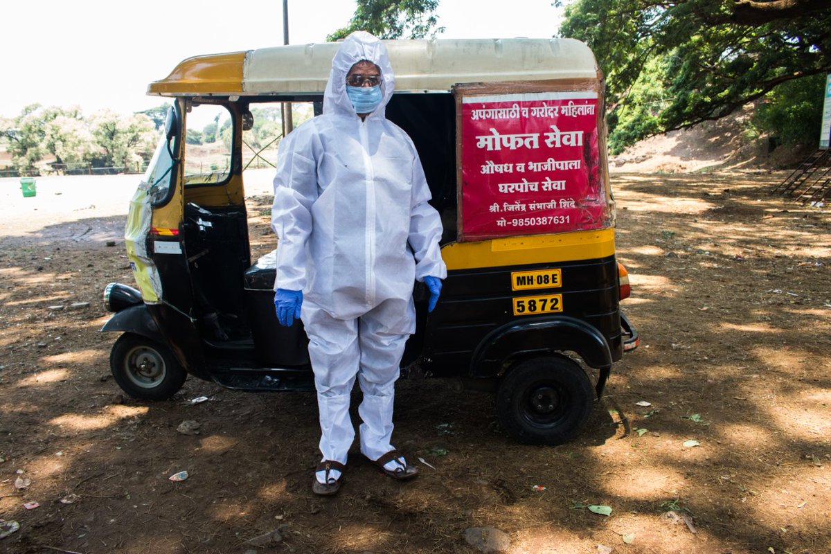 1| Meet Jitendra Shinde, 50, an autorickshaw driver from Kolhapur who has ferried over 15,000 patients – including more than 1,000 coronavirus patients to the hospitals for free.