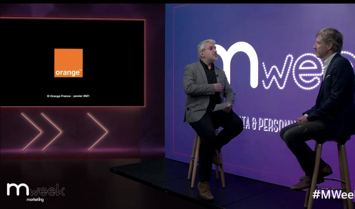 micheljumeau's tweet image. Ravi d’avoir partagé les enjeux #Data et #IA d’@Orange_France cet après-midi à la #MWeek 
🎙Data et IA sont des leviers de création de valeur incontournables pour une relation client personnalisée et des recommandations mieux ciblées. @MedericChomel