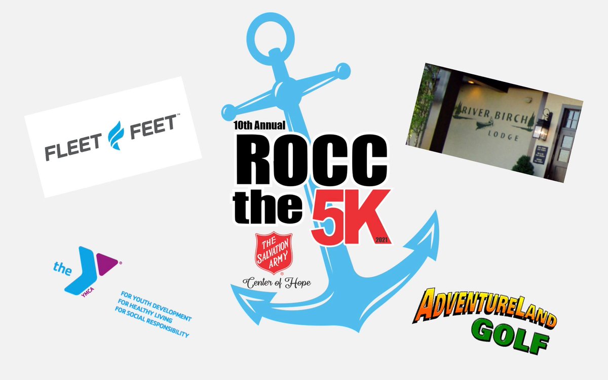 rocc5k's tweet photo. River Birch Lodge - Fleet Feet - Adventure Land Golf - the YMCA .... Register by Friday noon to be eligible for fabulous door prizes! 

https://t.co/YFDkxbvmhc https://t.co/FMNWRRbcPS