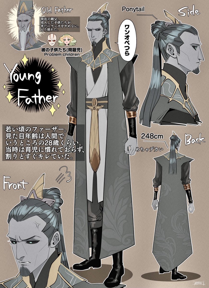 ファーザー(クローンウォーズ)
The Father/TCW

親父の若い頃を想像してみた。 