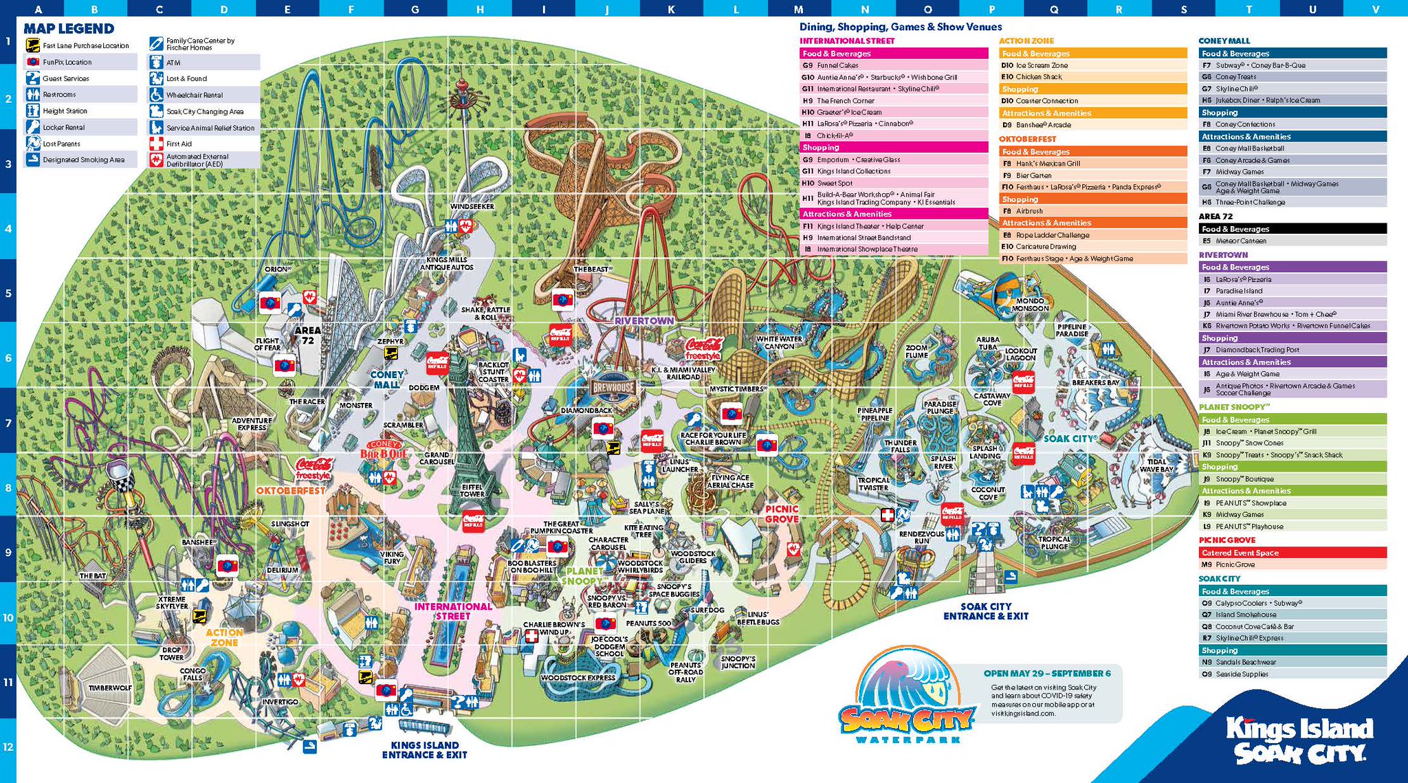 Kings Island on Twitter "Our 2021 Park Guide & Map is now available