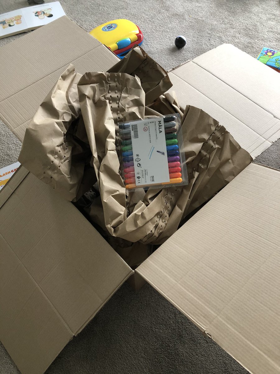 Is this amount of packaging really necessary for a pack of felt tip pens <a href="/IKEAUK/">IKEA UK</a> ?