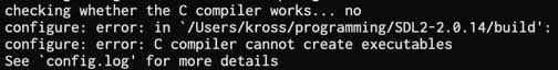 honza_kriz_bass's tweet image. “C compiler cannot create executables”

I thought that’s it’s primary function.
Guess I was wrong 🙃

#SoftwareGore #SoftwareSucks #WhiskeyDrivenDevelopment