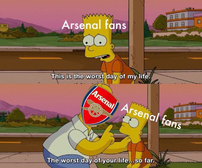 FootballFunnys on X: Arsenal fans 😂😂 https://t.co/hxoGV8QwEl / X