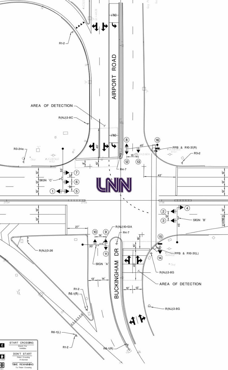 ReporterMoshe's tweet image. NJDOT begins upgrades to Route 70 / Airport Road intersection. Drainage, ADA curb work, guardrail replacement, road repaving, new turning arrows, broken guide lines, yield bars on Airport Road &amp;amp; Buckingham Drive to guide drivers which lane to be in. Expect shoulder closures.