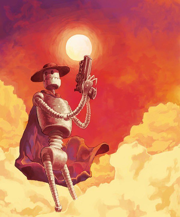mind the ‘gunslinger robot guy’ 😁

opensea.io/assets/0x495f9… 

#NFTs #NFTCommunity #nftcollector #nftcollectors #cryptoart #NFTartist #NFT #opensea