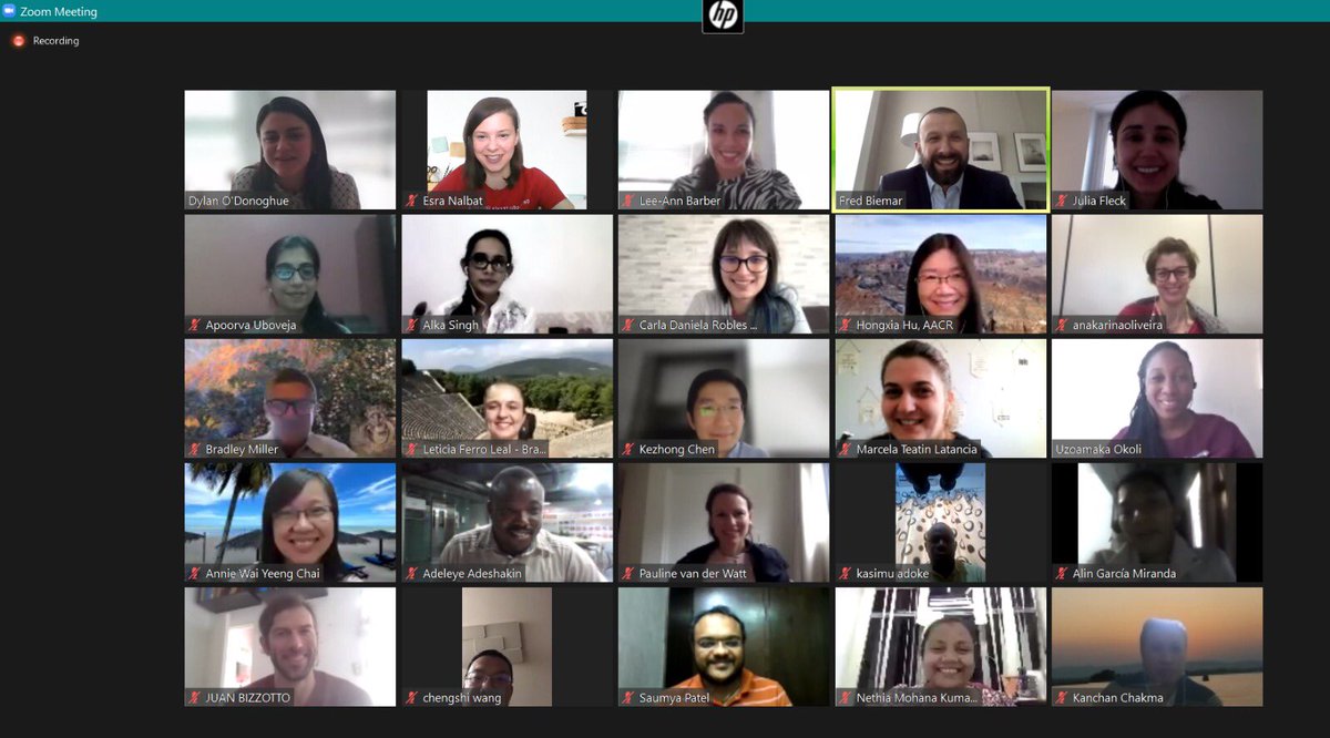 Such a great honor to be one of alumni of AACR GSITA. Today we had a meeting and talked about AACR journals, grant and membership opportunities. We also decided to have another meeting about tumor biology. #aacr2021 <a href="/AACR/">AACR</a>