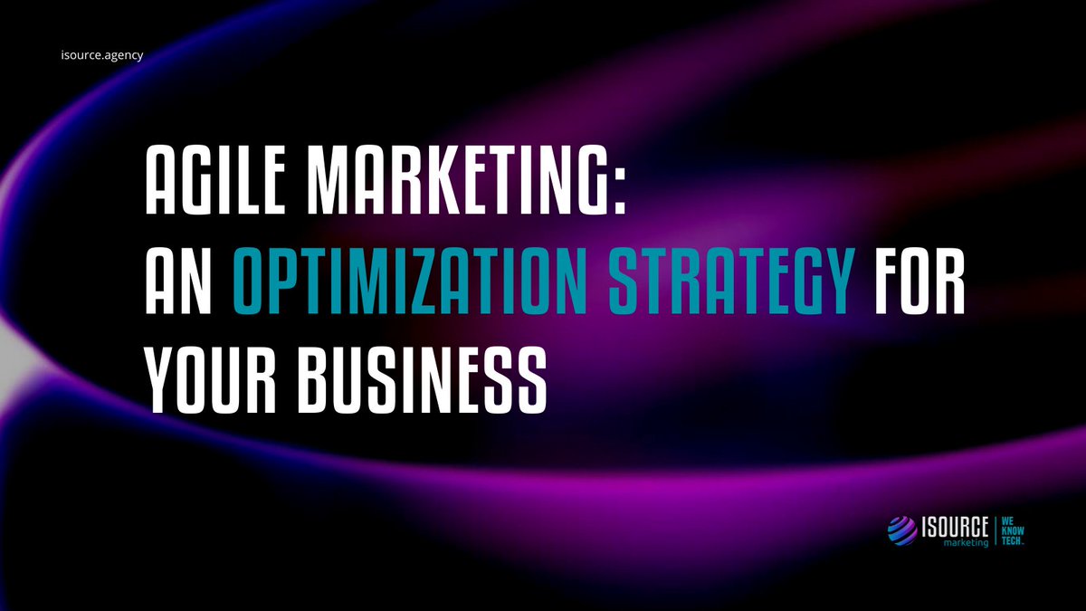 iSourceMKT's tweet photo. Do you want to learn some good ideas 💡 to take into account when adopting the agile philosophy in the Marketing area? Check out our latest blog post at: https://t.co/iLSnwH2ocT
#IsourceMarketing #AgileMarketing #DigitalMarketing https://t.co/bm0cNk4dfn