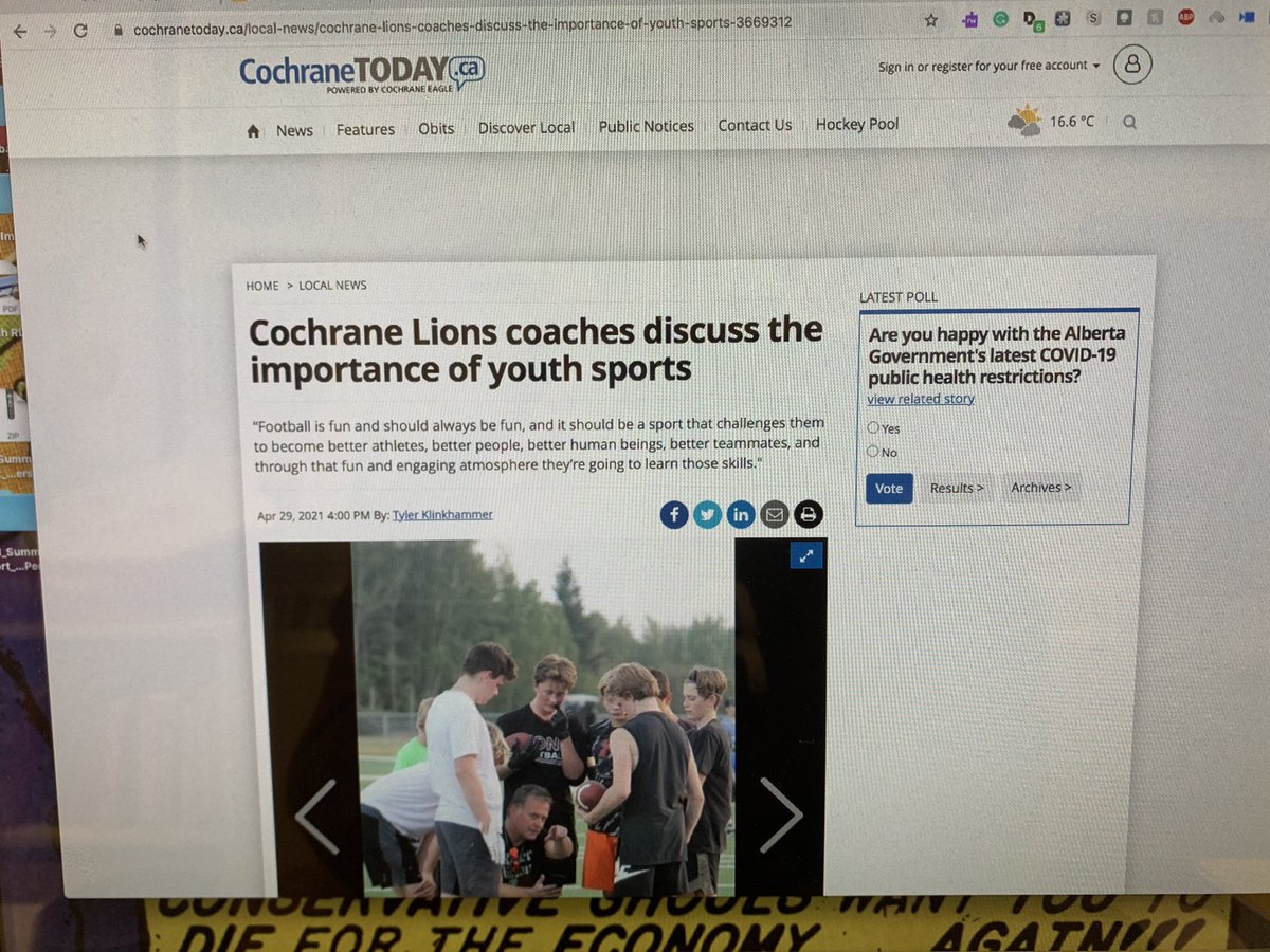 Cochrane Lions coaching staff discuss the upcoming season. Registration is still open for all teams. #WeAreAcochrane thanks <a href="/CochraneEagle/">Cochrane Eagle</a>