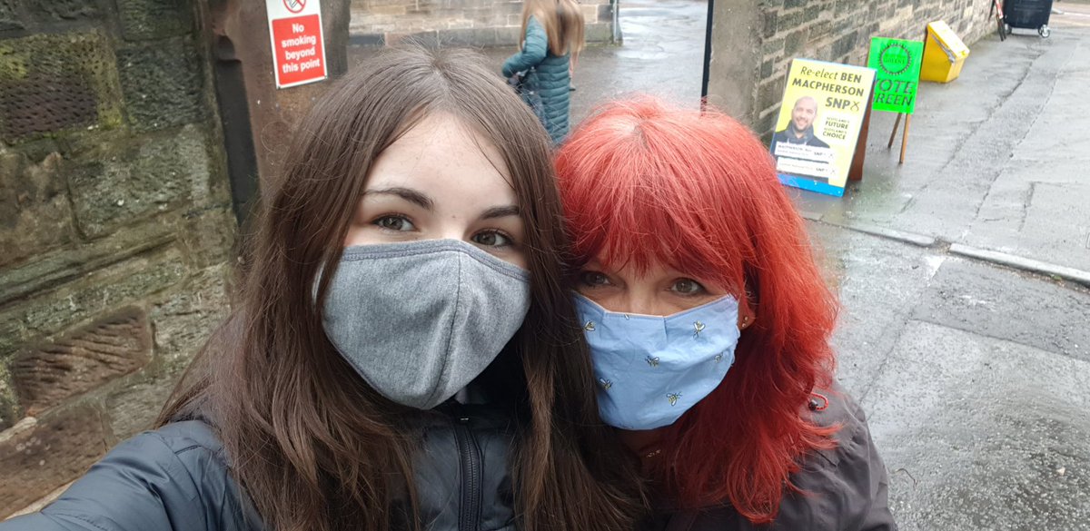 HolyRoodModern's tweet photo. And as the polls close, here are some more Holy Rood voters! #HaveYourSay https://t.co/Dy7dJWsZ1n