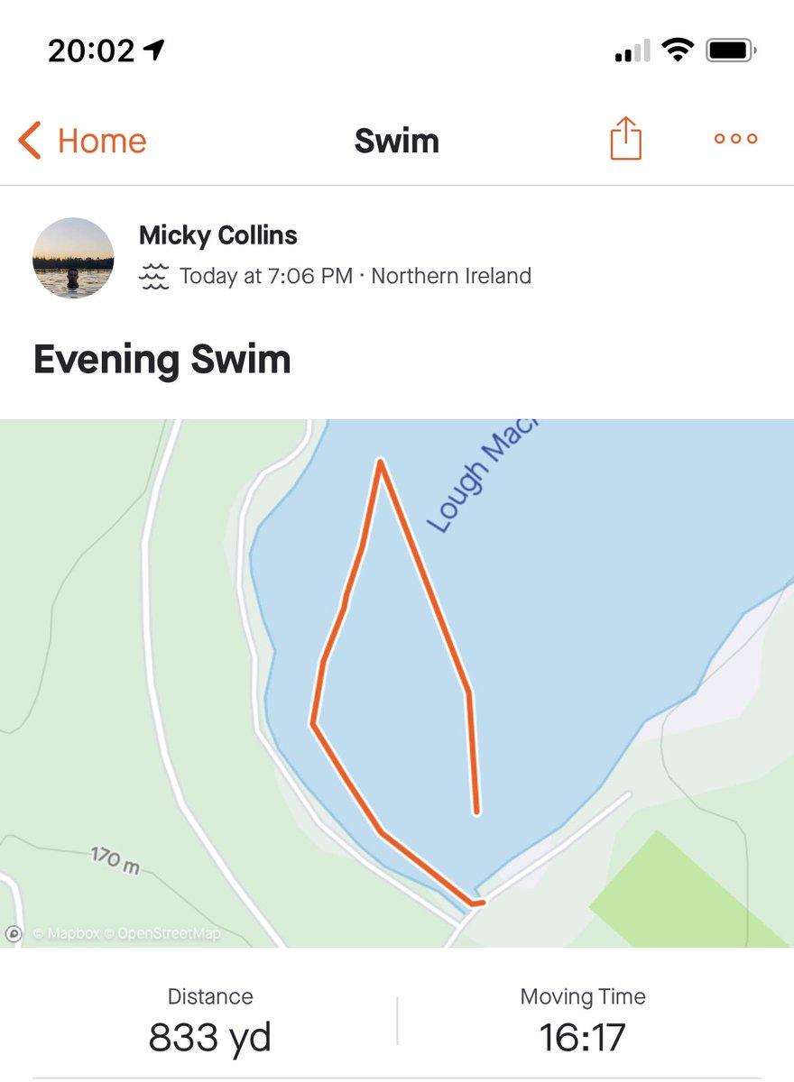 Back in the wetsuit tonight #openwaterswimming
