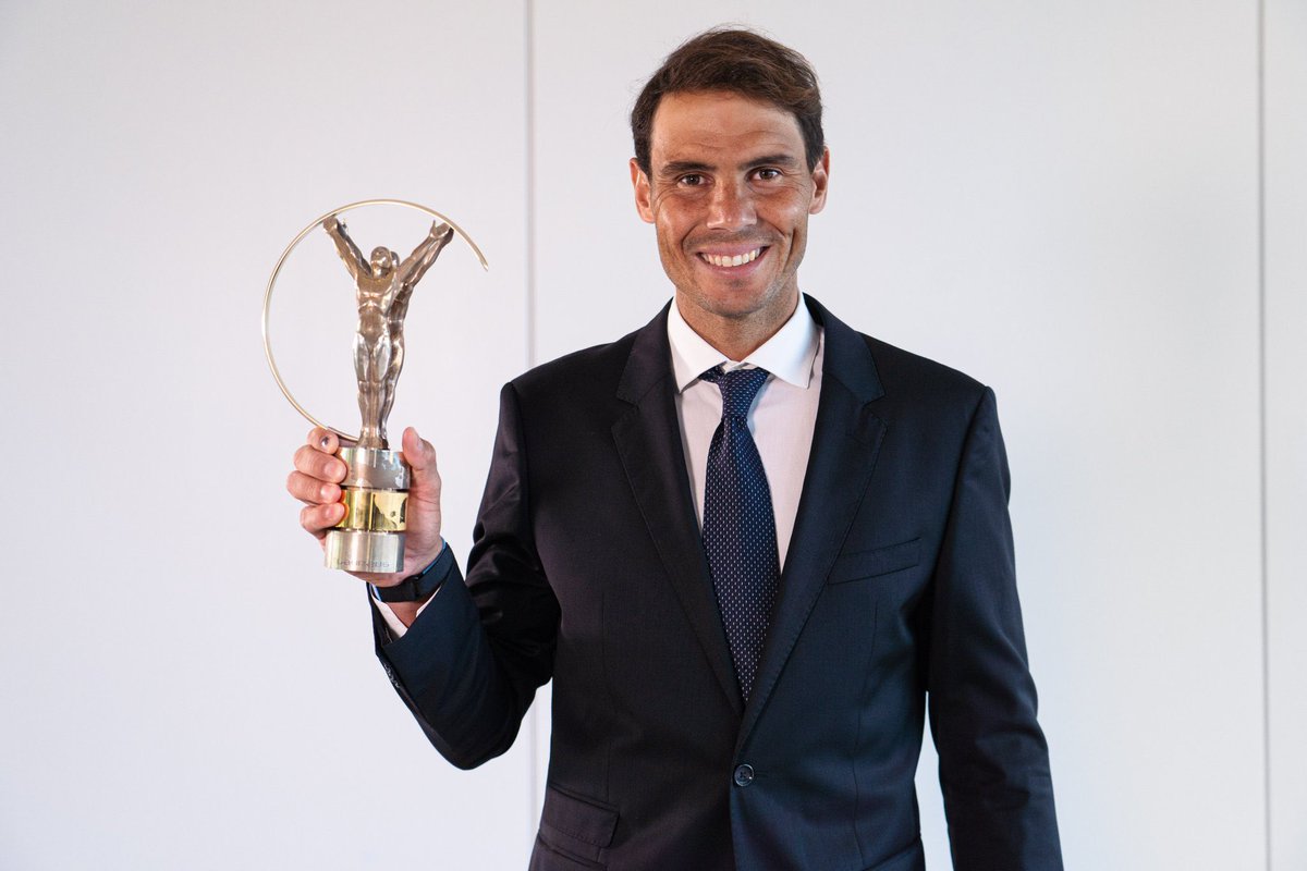 #Laureus21 #RafaelNadal is sportsman of the year !