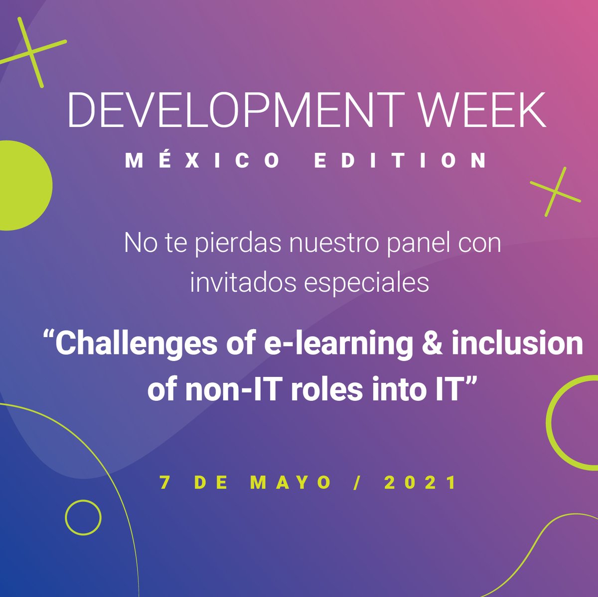 aida_113's tweet image. Sin filtros, hablaremos de temas incómodos sobre los retos de la diversidad &amp;amp; inclusión de AL en sector TI. Brechas digitales, desigualdades, rezagos educativos, cuestiones estructurales que siguen excluyendo a comunidades sub-representadas. @Globant #developmentweek #migrantes