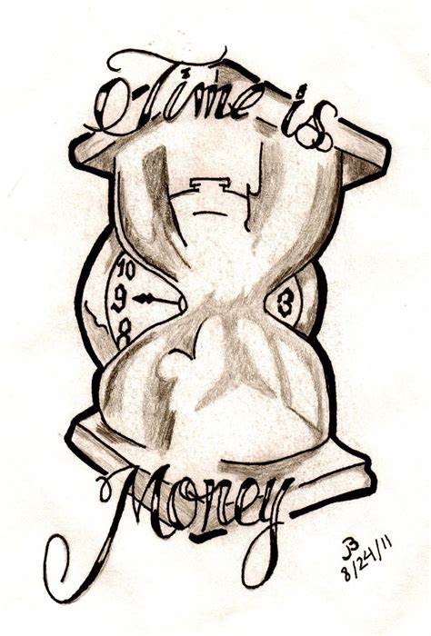 money tattoos drawings