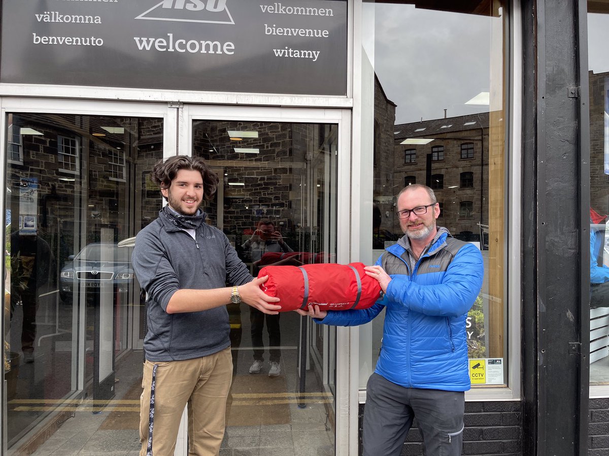 The incredible <a href="/TisoOnline/">Tiso</a> suppling us with 15 new tents for our Summer expedition. Thank you team.

<a href="/Chris_Tiso/">Chris Tiso</a> @CraigMathieson4