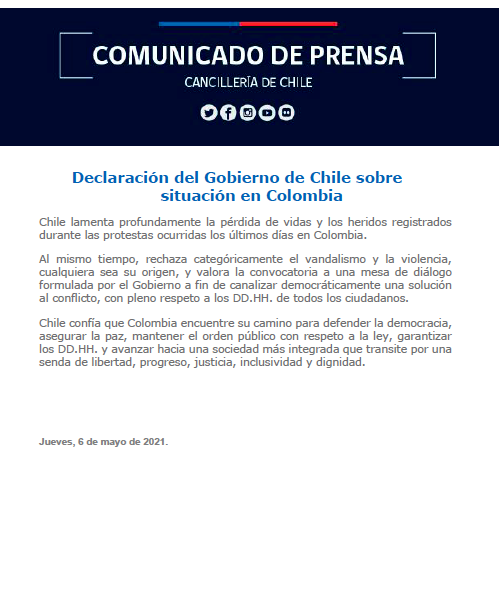 Cancillería Chile 🇨🇱 tweet media