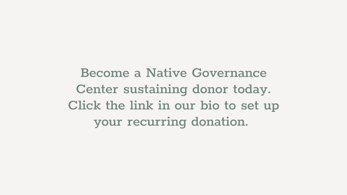 NativeGov's tweet photo. Looking for meaningful ways to move #BeyondLandAcknowledgment? Native-led organizations need your ongoing support. Become a Native Governance Center sustaining donor today. Set up your recurring donation (or one-time gift) here by May 11: https://t.co/JgndQDUA4X #SpringForwardMN https://t.co/KGCrNdVt49
