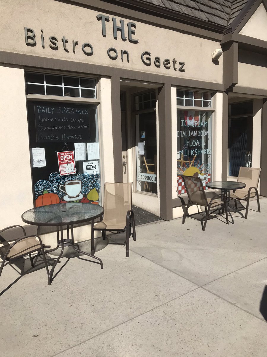 Just a few days left to enjoy our sunny patio. Use it while you can.

Our soup today is POTATO LEEK.

See you for lunch and support your local restaurants.